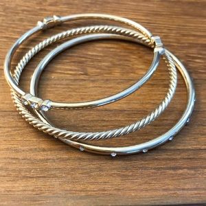Set of 3 gold bangles
